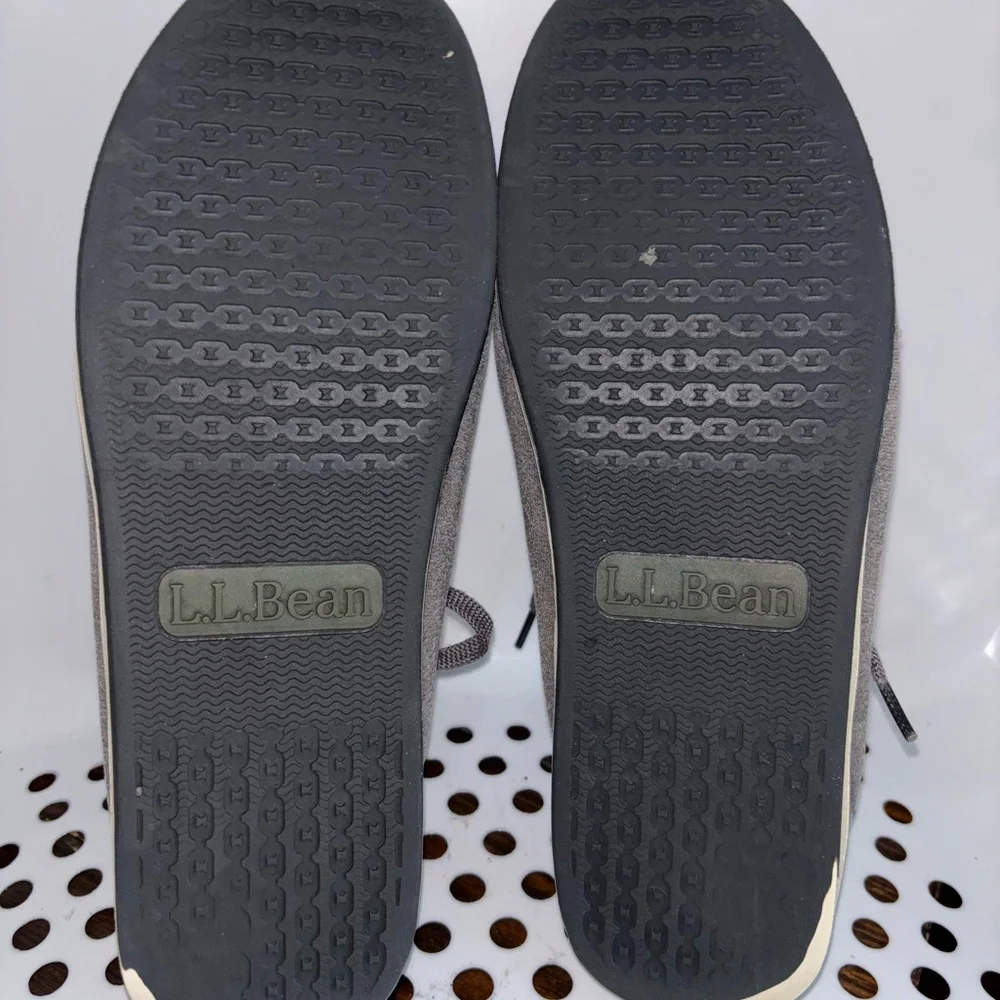 Lands End Casual Gray Men's Deck Shoes